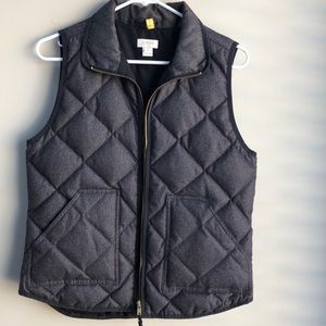 J Crew Small Quilted Vest- only worn once!